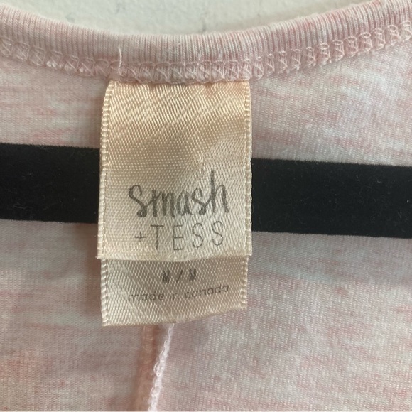 SMASH + TESS Sz M Saturday in Pink Lemonade Super Soft Romper Jumpsuit - Picture 7 of 12